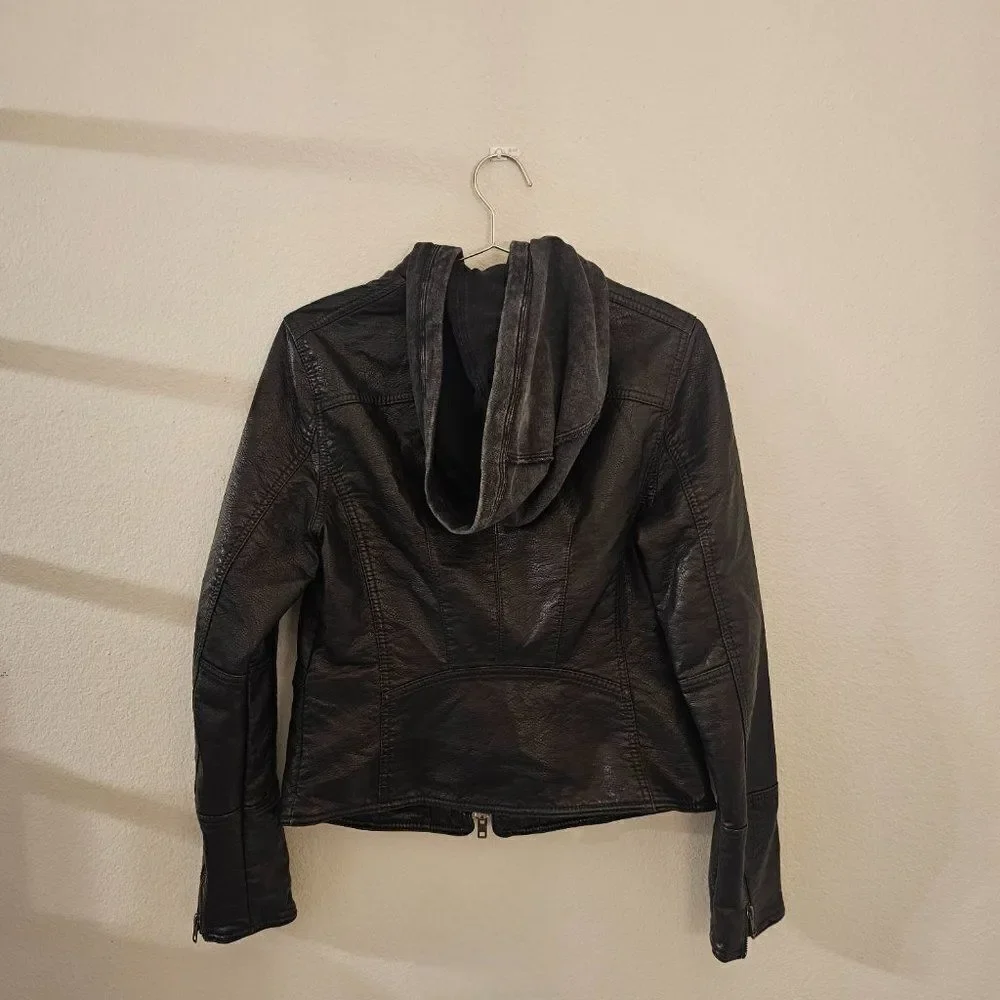 We the Free Monroe Hooded Vegan Jacket Sz S